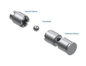 92835-45k - Sonnax Dodge Chrysler Ram Jeep Mopar 68RFE 66RFE 65RFE 545RFE 45RFE Oversized Low/Reverse Switch Checkball Sleeve Kit 1999-2018