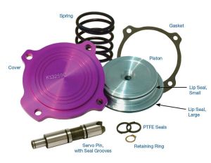 K13259C - Ford Lincoln Mercury C4 C5 Sonnax "C" Ratio Servo Kit w/Purple Anodized Cover 1964-1986