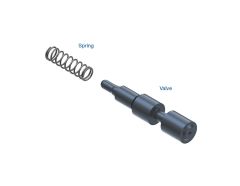 92835-25k - Sonnax Dodge Ram Mopar 68RFE Oversized TCC Regulator Valve Kit 2007-2024