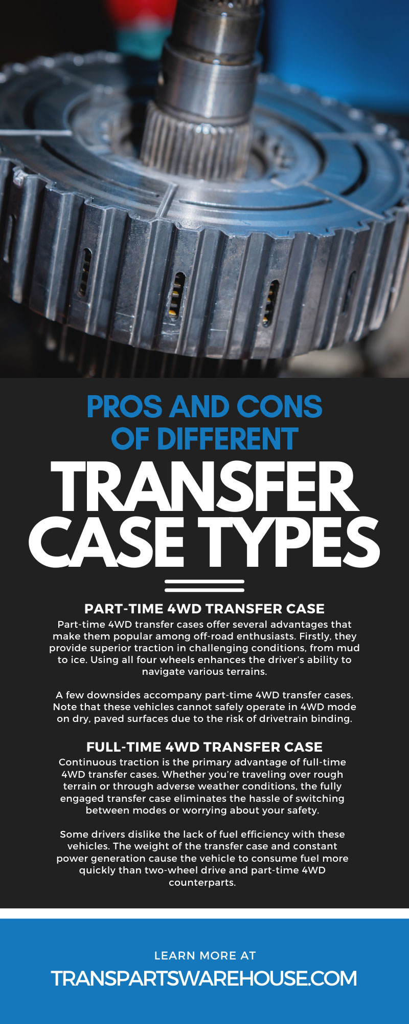 Pros and Cons of Different Transfer Case Types