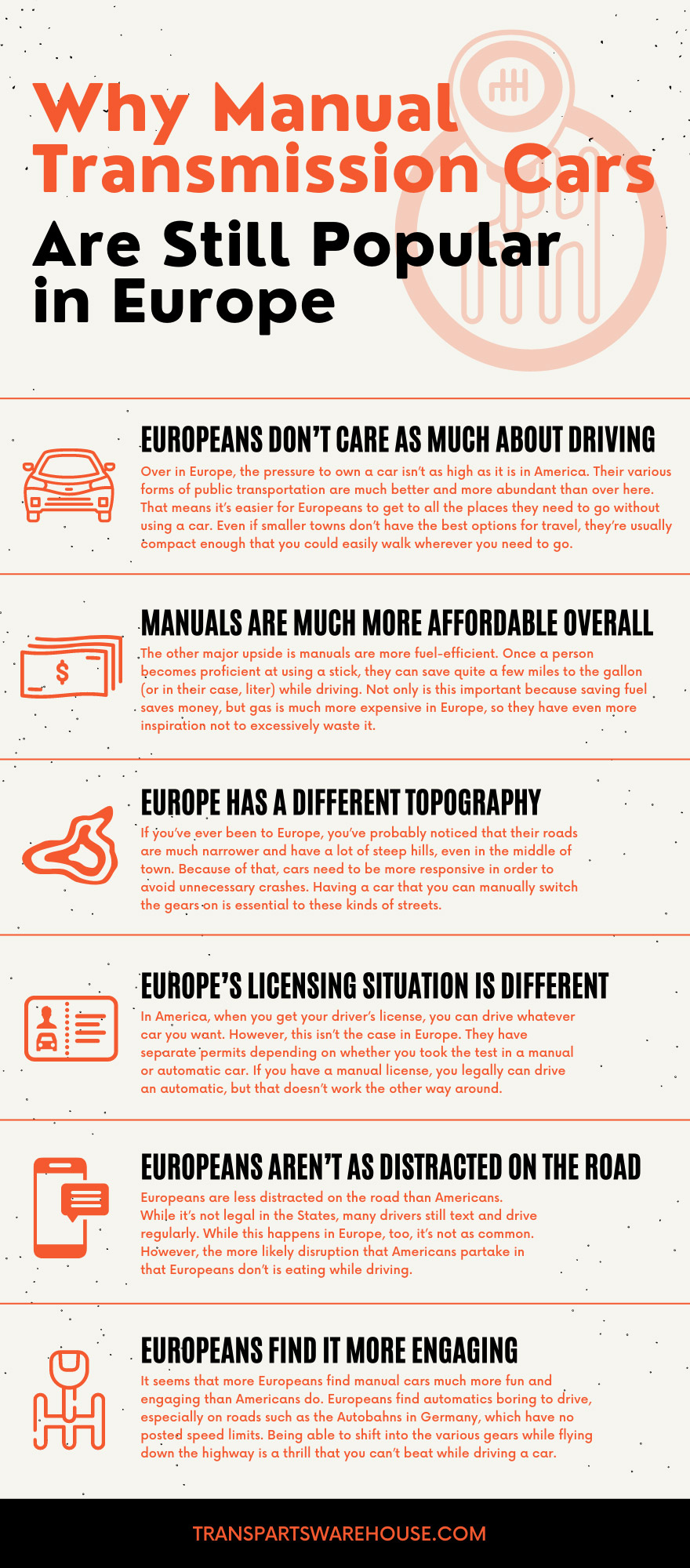 Why Manual Transmission Cars Are Still Popular in Europe