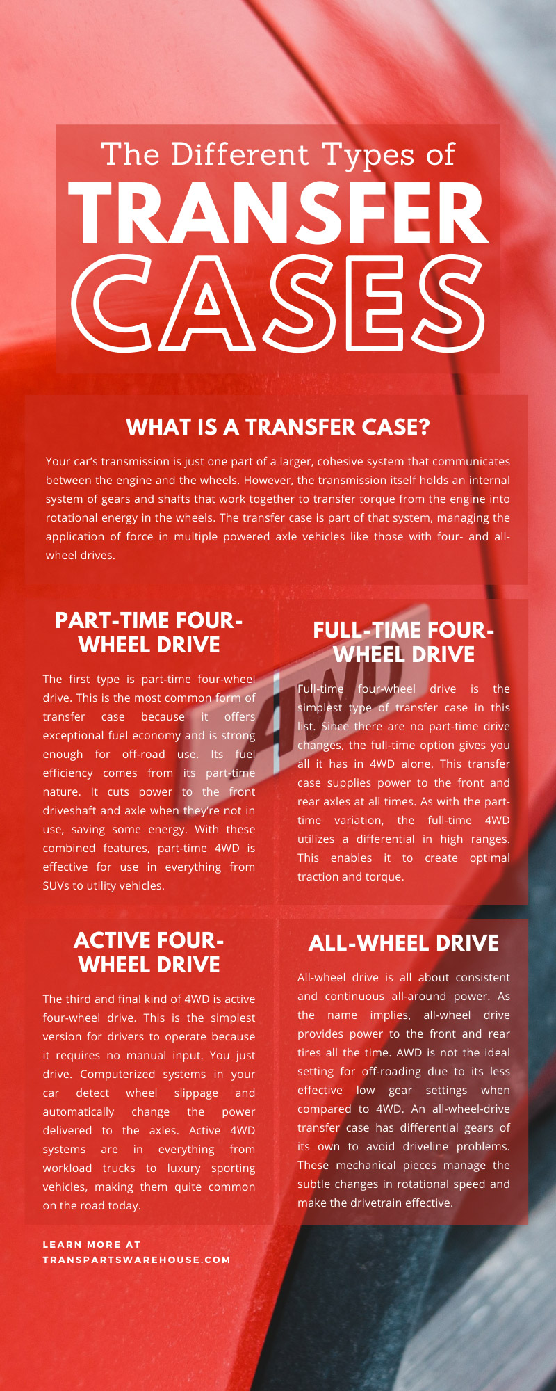 The Different Types of Transfer Cases